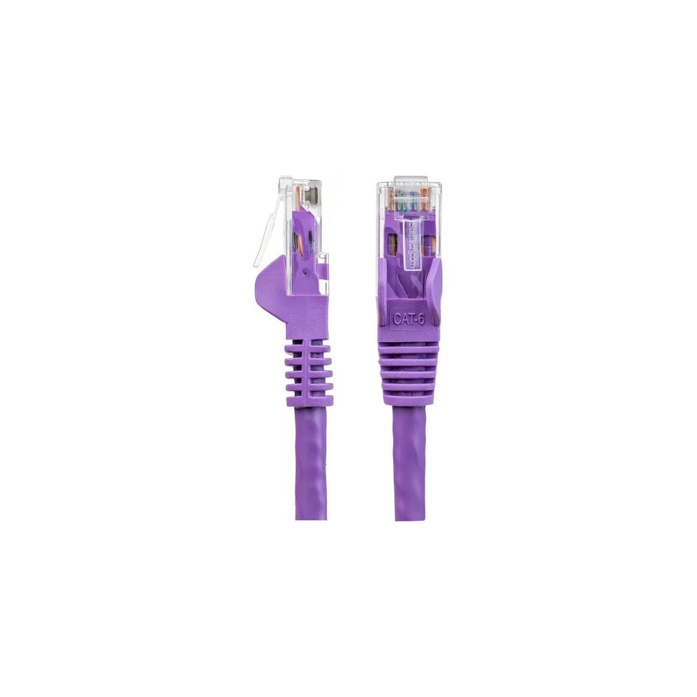 StarTech N6PATC7MPL 7M CAT6 ETHERNET CABLE - PURPLE CAT 6 GIGABIT ETHERNET WIRE -250MHZ 100W POE - Image 3