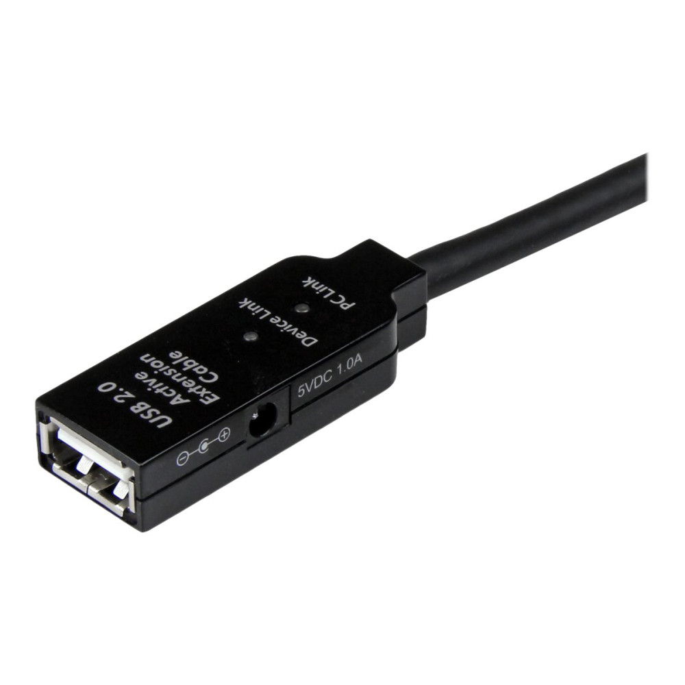 StarTech USB2AAEXT10M 10M USB2.0 A TO A EXTENSION CABLE, M/F, BLACK, LED, LTW - Image 4