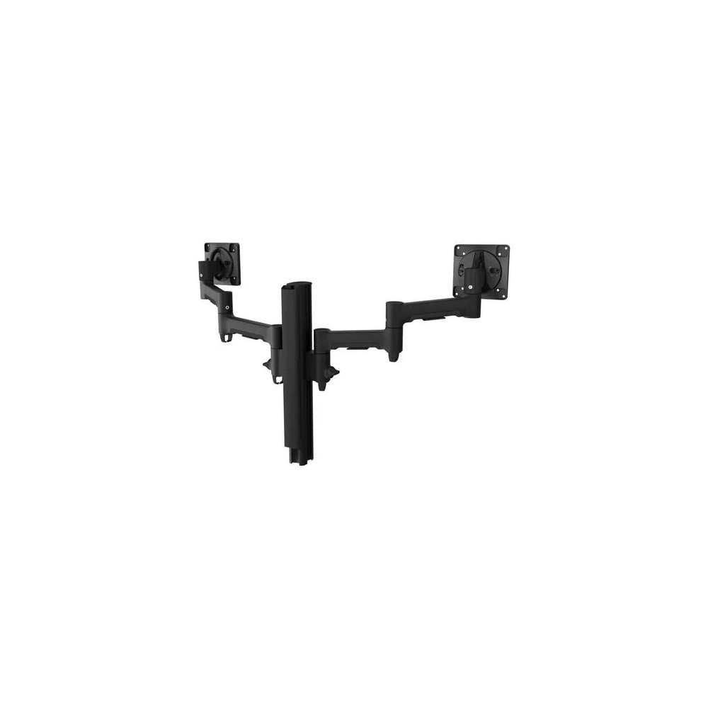 Atdec AWMS-2-4640-G-B Dual Arm Monitor Mount G - Black (2 x AWM-A46T-B 1 x AWM-P40G-B 1 x AC-GC-B) - Image 2
