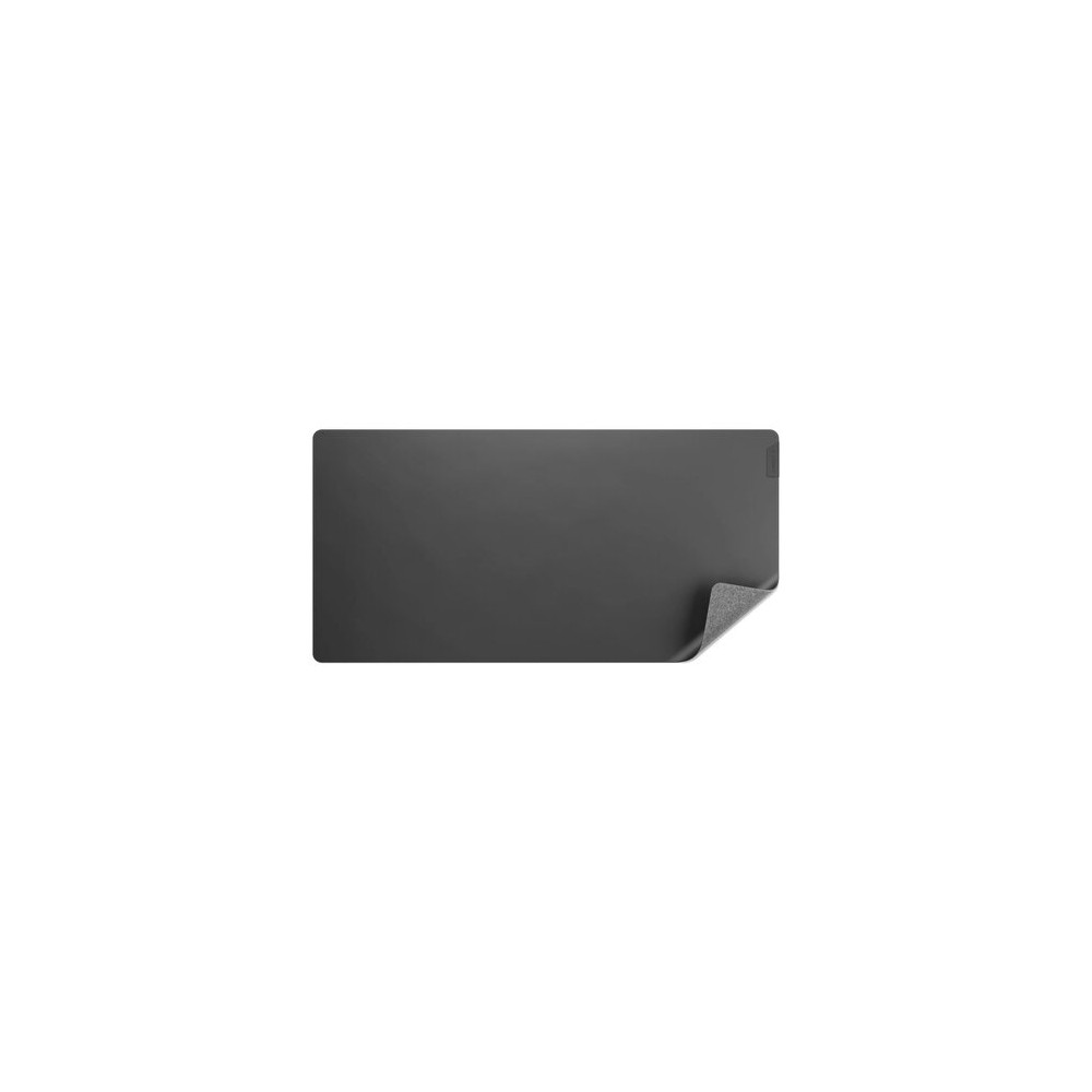 Alogic ADLFMDG Duo Reversible Desk Mat with Premium Felt and Vegan Leather - Dark Grey/Black