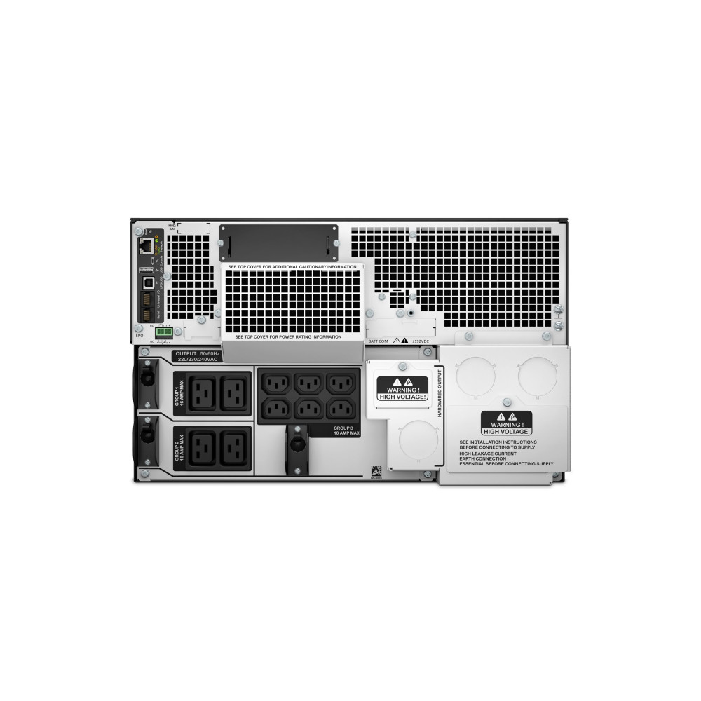APC SRT8KRMXLI SMART-UPS (SRT), 8000VA, IEC(10), NETWORK, LCD, 6U RACK/TWR,ELECTRICIAN INSTALL REQ'D - Image 2