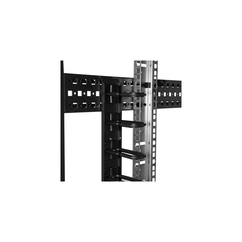 StarTech CMVER20UD Vertical 0U Server Rack Cable Management w/ D-Ring Hooks - 20U Network Rack Cord Manager Panel - 3ft Wire Organizer - Image 9