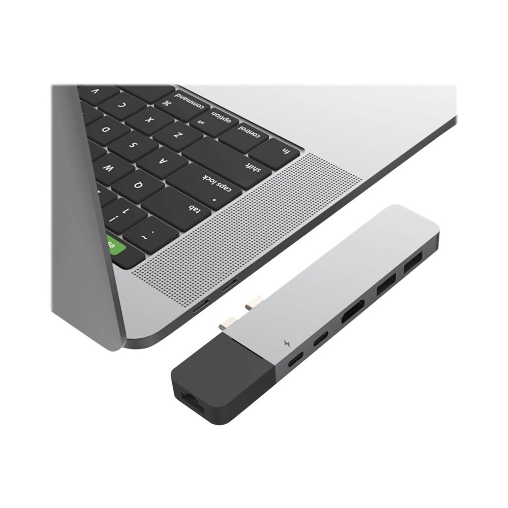 Targus GN28N-SILVER HYPERDRIVE NET 6-IN-2 USB-C HUB - SILVER - Image 4