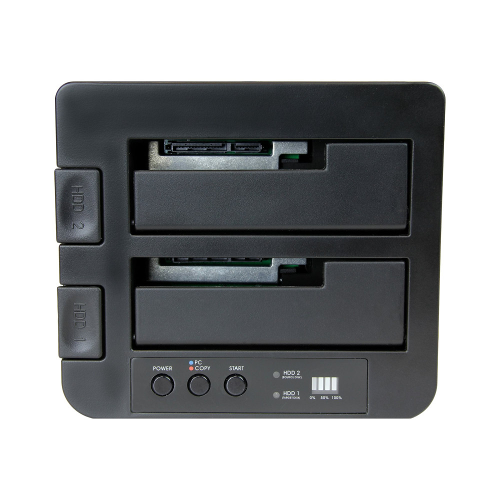 StarTech SDOCK2U313R USB 3.1 (10GBPS) HDD DUPLICATOR DOCK - 2.5" & 3.5" SATA SSD/HDDS, 2YR - Image 7