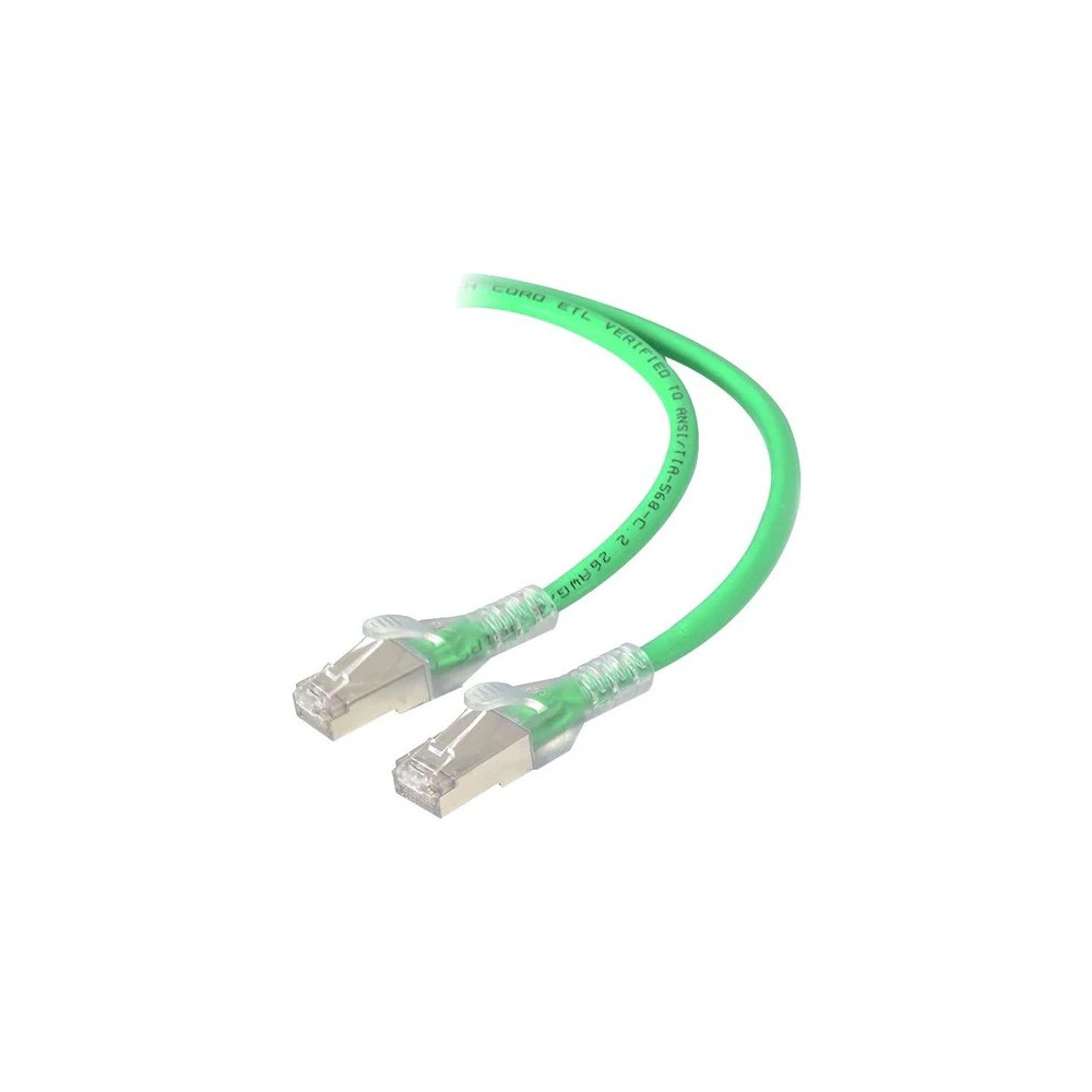 Alogic C6A-0.5-GREEN-SH 0.5m Green 10G Shielded CAT6A LSZH Network Cable - Image 4