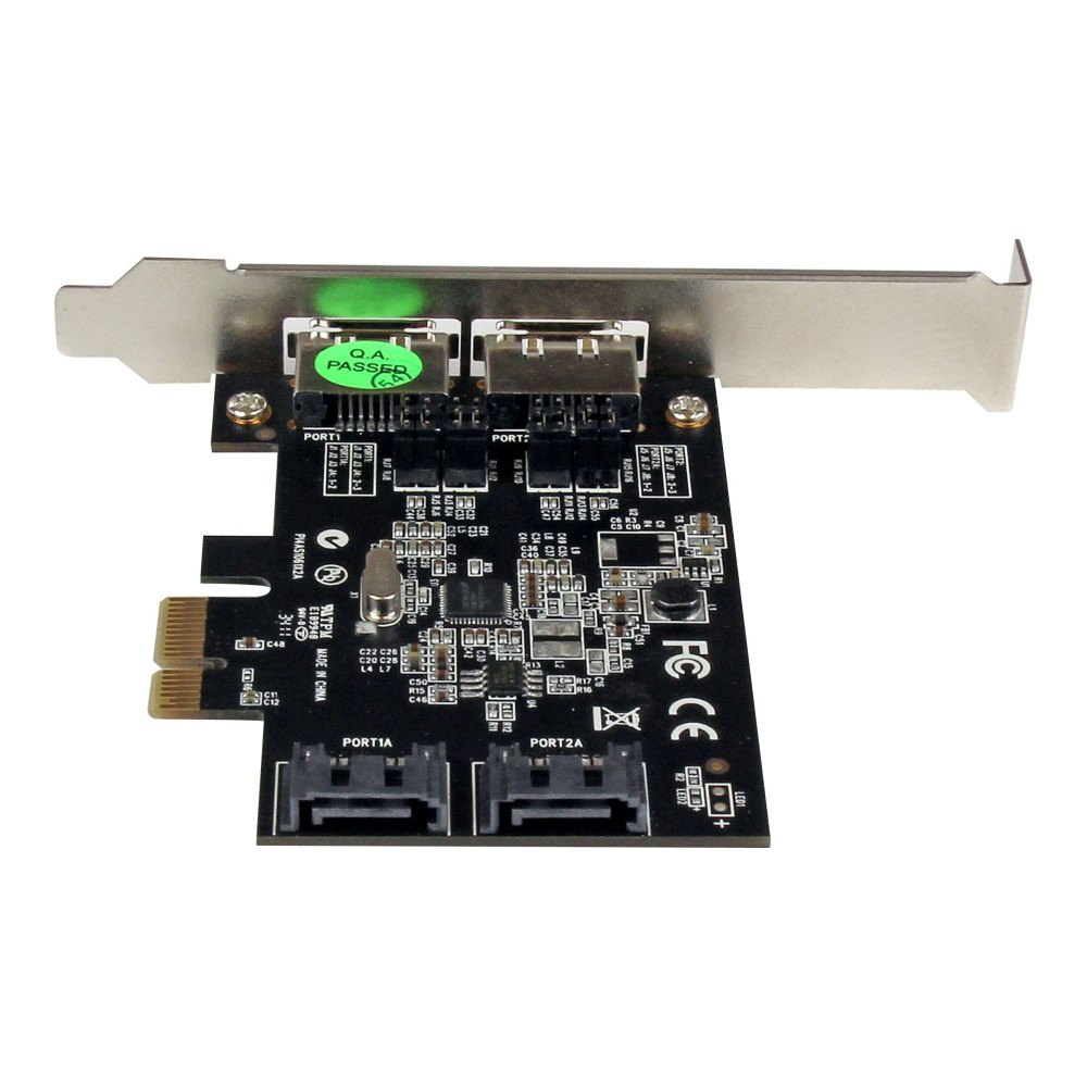StarTech PEXESAT322I 2 PORT eSATA PCIe CARD, 6GB/S, STD PROFILE, 2YR - Image 4