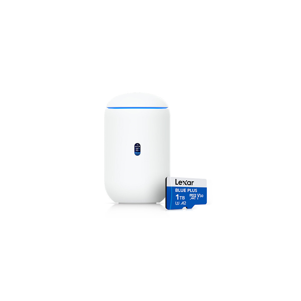 Ubiquiti NHU-UDR7-1TBSD Bundle Dream Router 7( UDR7 ) + 1TB SD Card (LEXAR - BLUE PLUS MICRO) - Image 1
