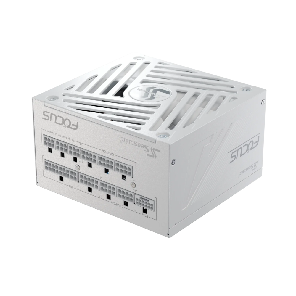 Seasonic PSUSEAFOCUSGXWHITE850V4 850W Focus GX-850 V4 WHITE Fully-Modular 80 PLUS Gold ATX3.1/PCIe 5.1 PSU - Image 2