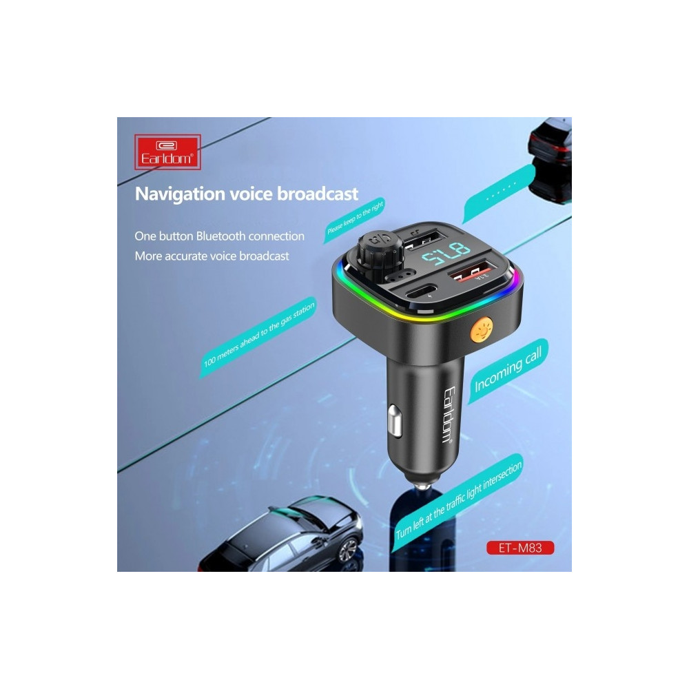 Earldom MOBINTEDM83 M83 Wireless Car Kit FM Transmitter - Image 4