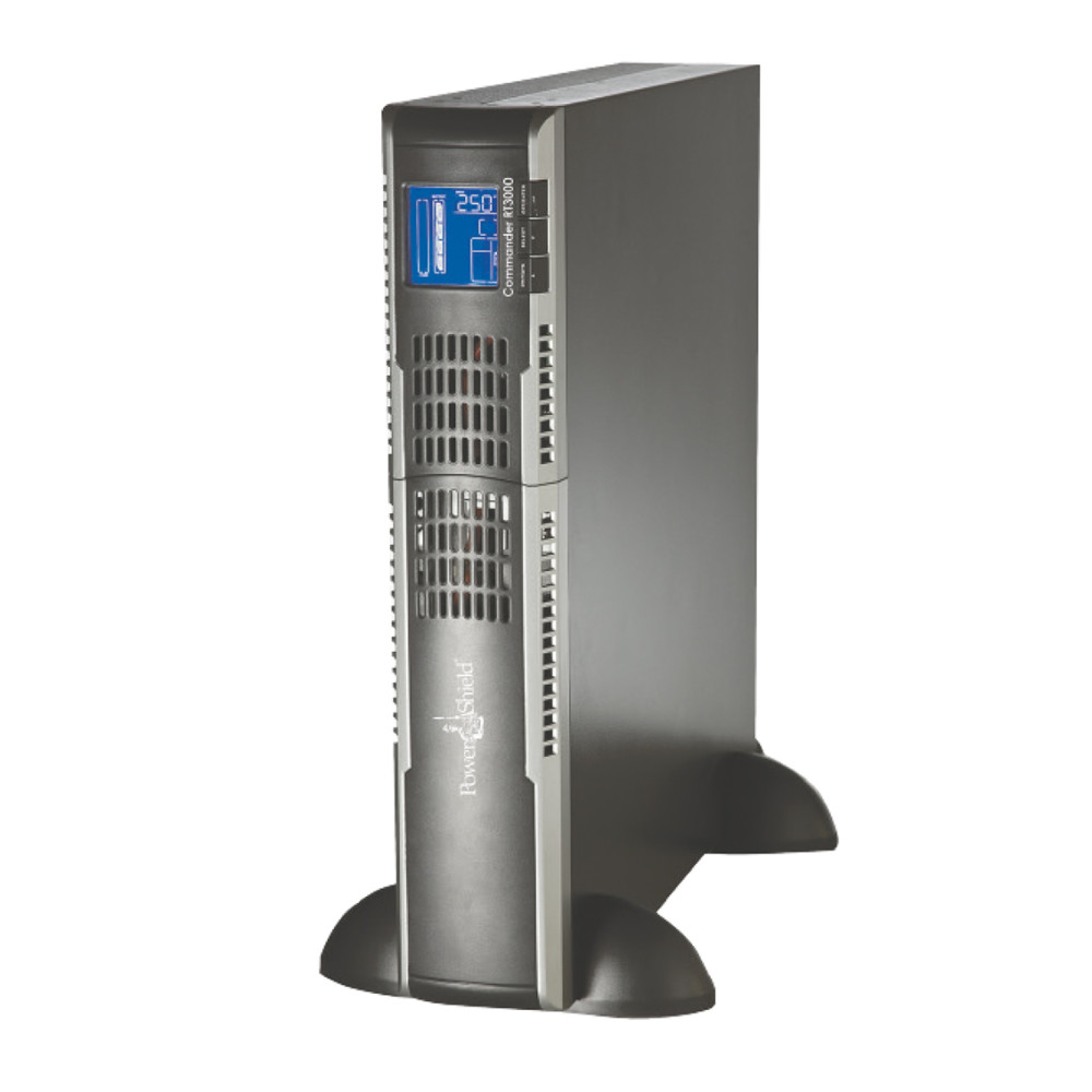 PowerShield PSCRT3000 Commander RT 3000VA/2700W, 240VAC Input, Hot-swappable batteries, 2 AUS sockets, 10A, C13 x 5, 15A, C19 x 1, 2-year warranty - Image 1