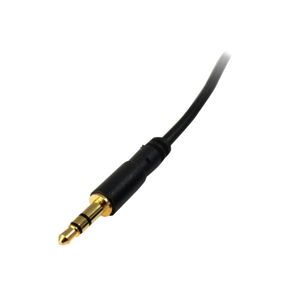 StarTech MU3MMS 3 FT SLIM 3.5MM STEREO AUDIO CABLE - M/M - Image 2