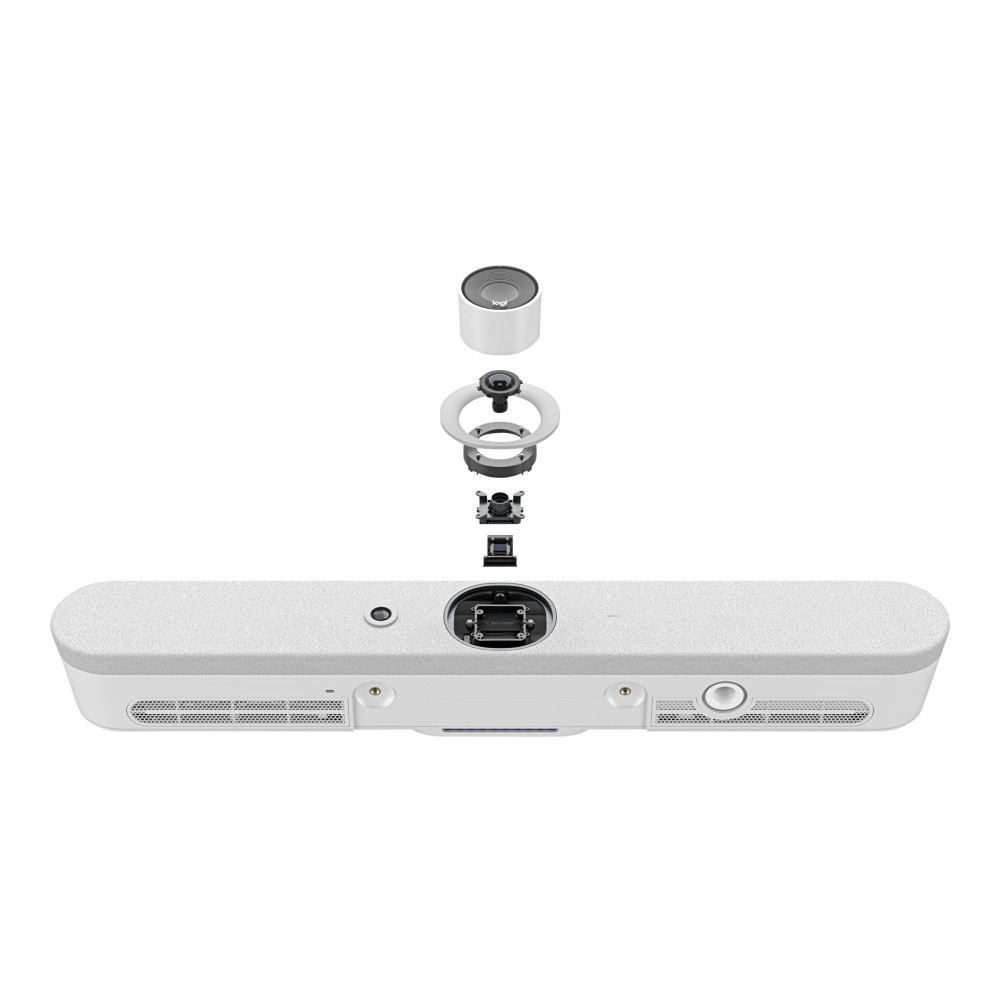 Logitech 960-001355 RALLY BAR MINI ALL IN ONE 4K ULTRA HD VIDEO BAR,BUILTIN SPKR &MIC,WHITE-2YR WTY - Image 5