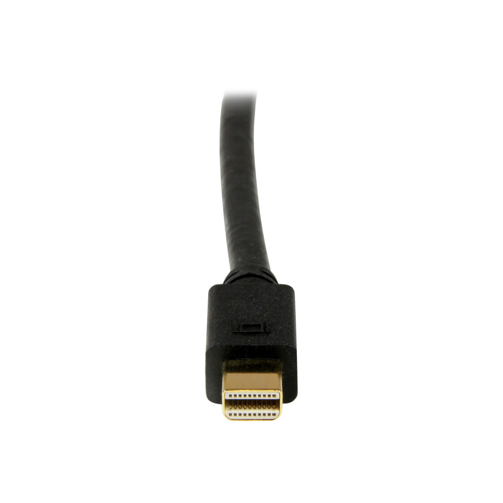 StarTech MDP2DVIMM6B 2M mDP TO DVI ADAPTER CABLE mDP TO DVI-BLACK 3YR - Image 2