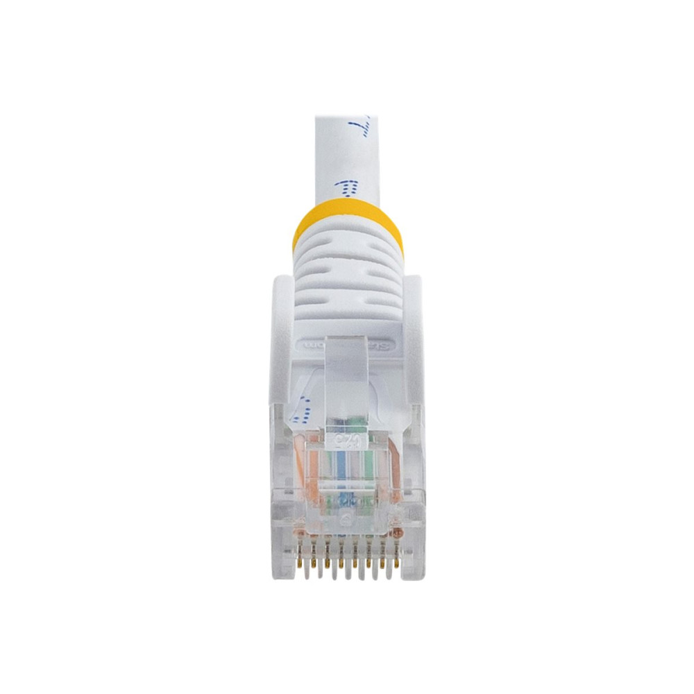 StarTech 45PAT5MWH CAT5E ETHERNET PATCH CABLE WITH SNAGLESS RJ45 CONNECTORS - 5 M, WHITE - Image 3