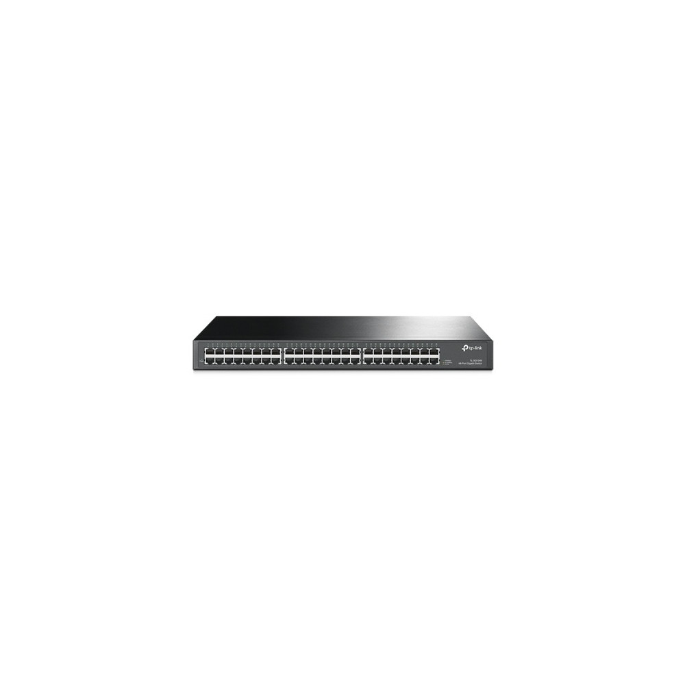 TP-LINK TL-SG1048 48-Port Gigabit Rackmount Switch 19-inch rack-mountable steel case 96Gbps Switching Capacity IEEE 802.3x flow control Auto MDI/MDIX - Image 1