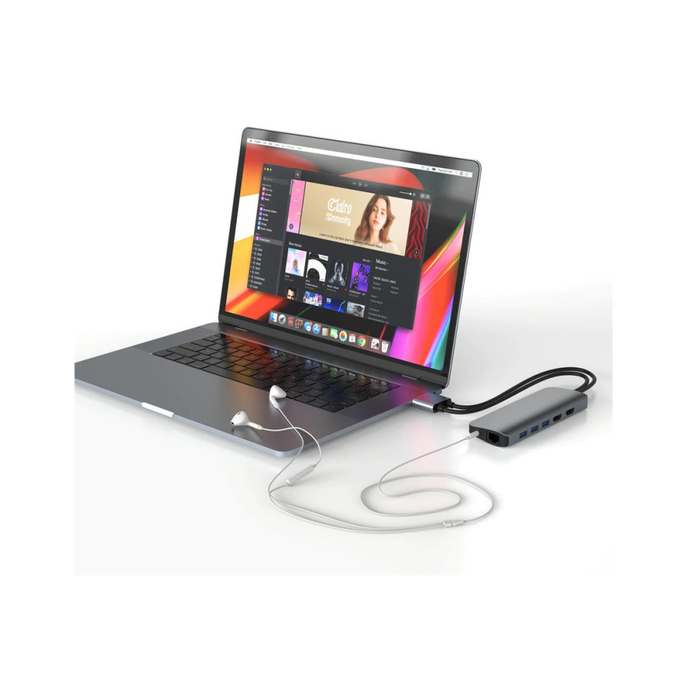 Targus HD392-GRAY HYPERDRIVE VIPER 10-IN-2 USB-C HUB - GRAY - Image 6