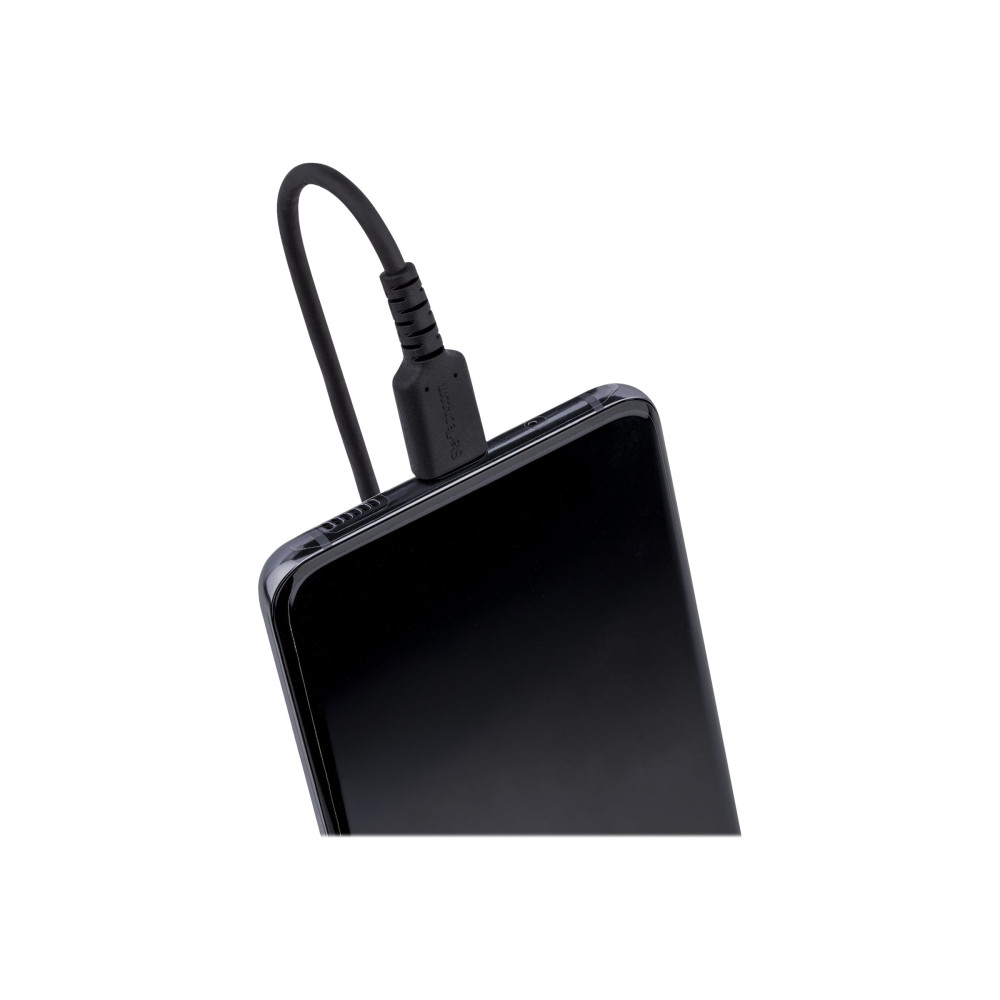 StarTech R2ACC-50C-USB-CABLE 1.6FT (50CM) USB-A TO USB-C FAST CHARGING CABLE, RUGGED, COILED, CHARGE & SYN - Image 7