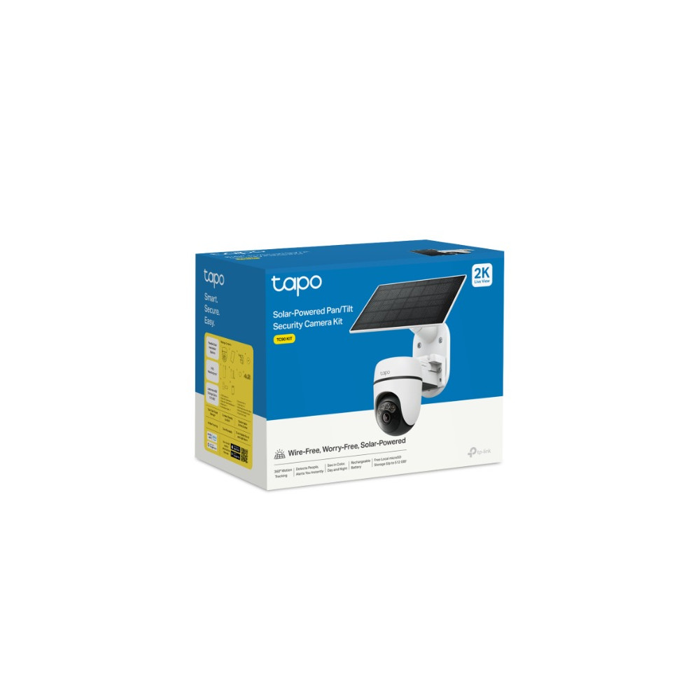 TP-LINK TC50 KIT Solar-Powered Floodlight Pan/Tilt Security Camera Kit - Image 1