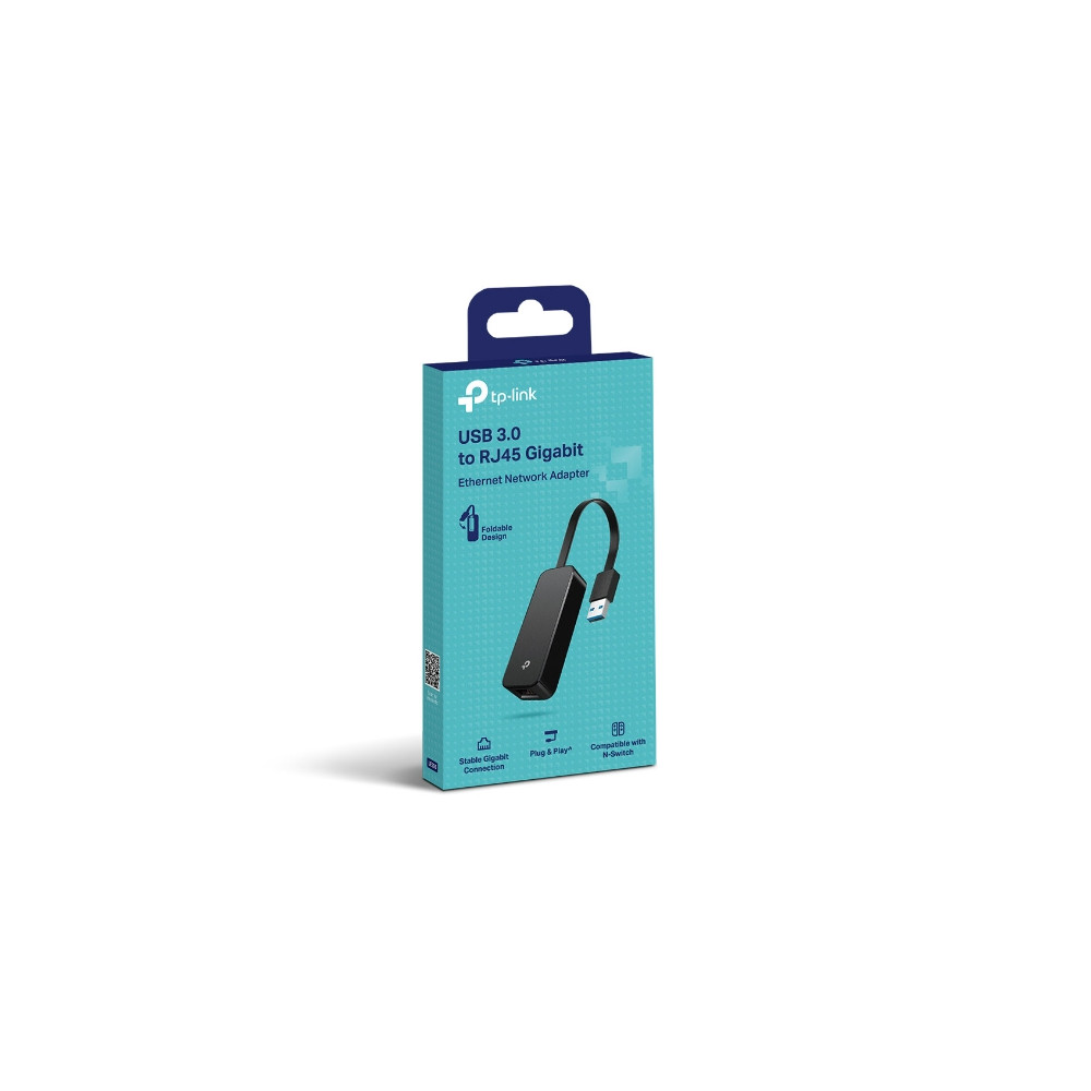TP-LINK UE306 USB 3.0 TO GIGABIT ETHERNET NETWORK ADAPTER, 1YR - Image 1