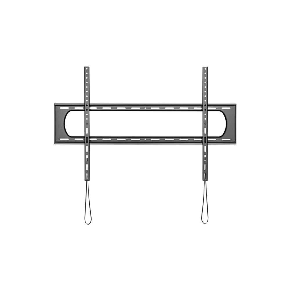 Brateck LP73-69F Affordable Heavy-Duty TV Wall Mount For 60''~120'' Fit Curved TV up to 120KG, VESA 50x50 up to 900x600 Fine Texture Black - Image 1