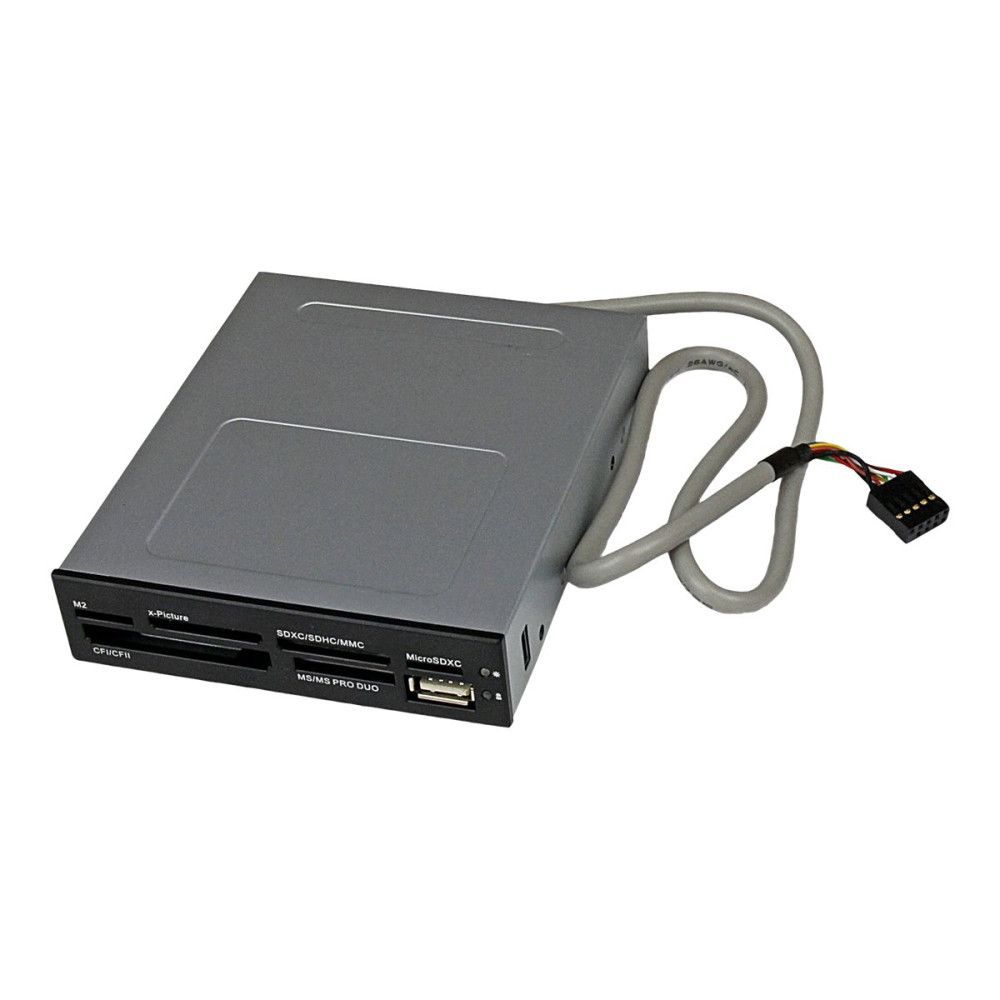 StarTech 35FCREADBK3 USB2.0 MULTI CARD READER, SD/ MICRO SD/CF TO IDC, IDC USB CABLE, 2YR - Image 3