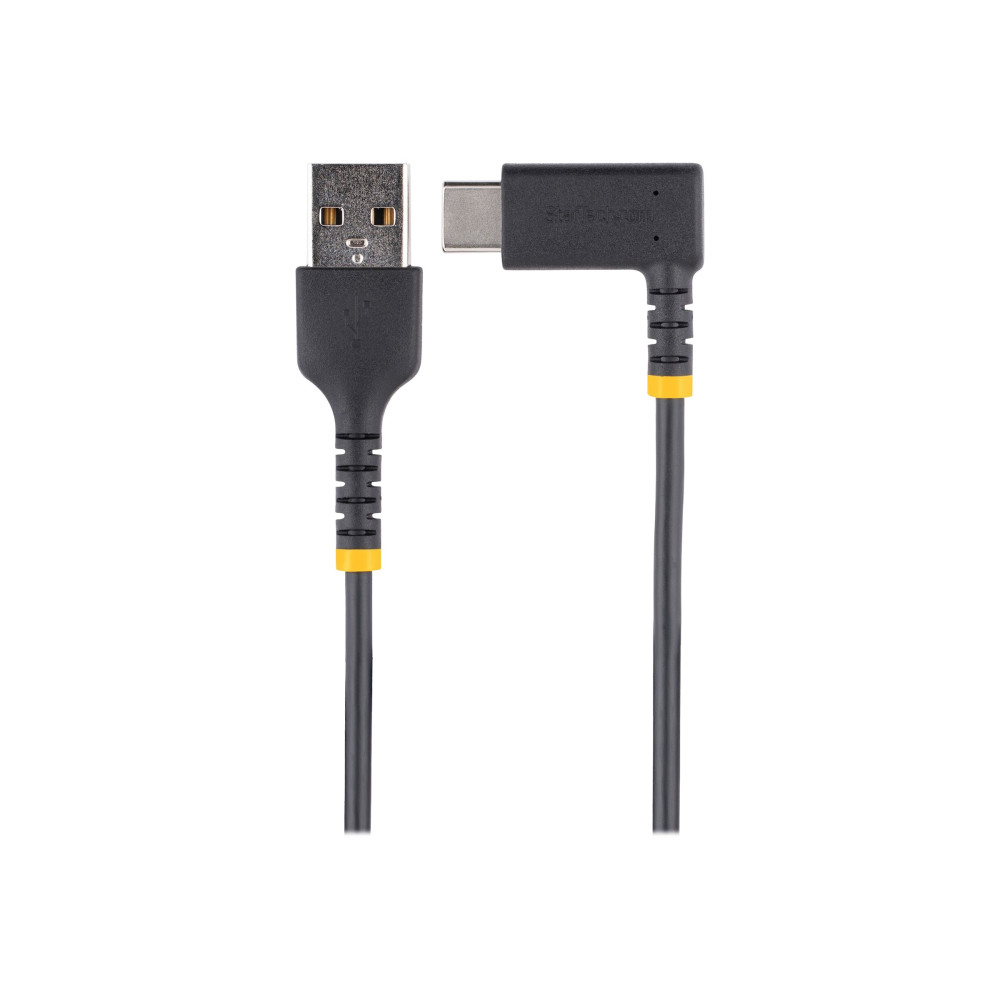 StarTech R2ACR-2M-USB-CABLE 2M USB A TO C CHARGING CABLE RIGHT ANGLE, 3A LTW - Image 2