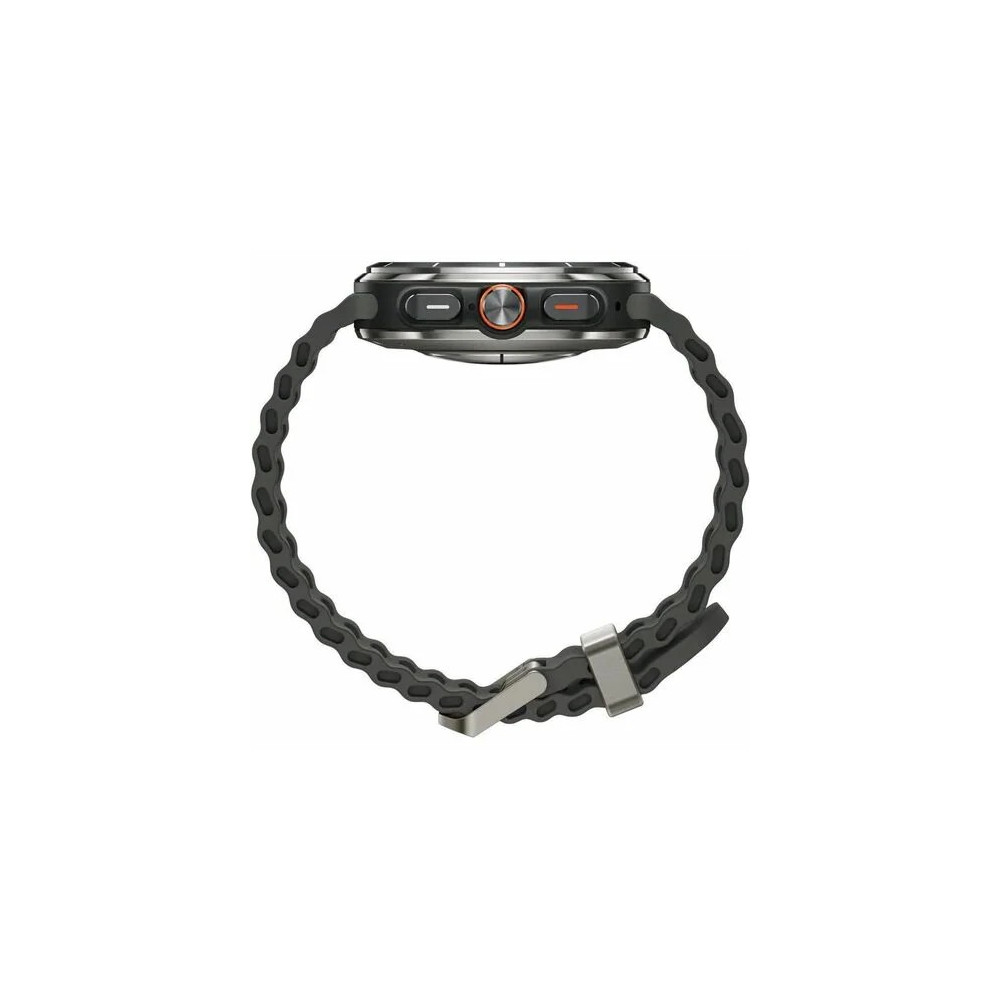 Samsung SM-L705FZS1XSA Galaxy Watch Ultra SM-L705F Smart Watch - 47.40 mm Case Height - 47.10 mm Case Width - Titanium Silver Body Color - Titanium, Silver Band Color - Wireless LAN - 4G - LTE - Accelerometer, Barometer, Bioelectrical Impedance Analysis (