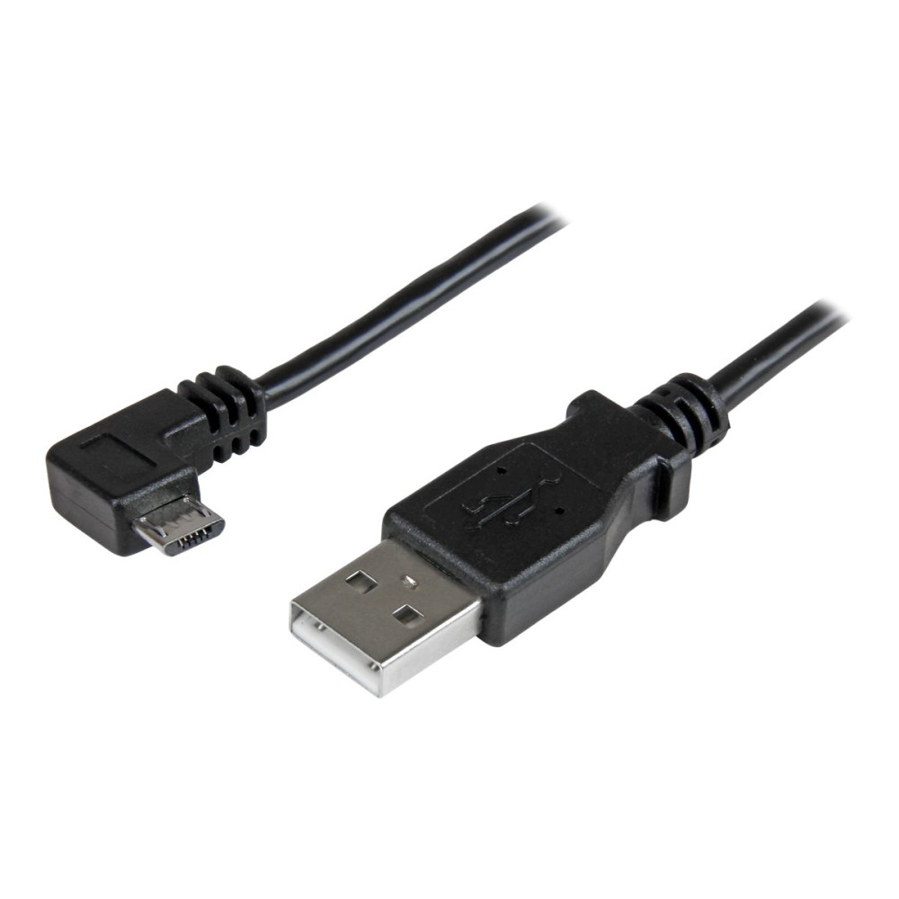 StarTech USBAUB50CMRA MICRO-USB CHARGE-AND-SYNC CABLE M/M - RIGHT-ANGLE MICRO-USB - 24 AWG - 0.5 M - Image 3