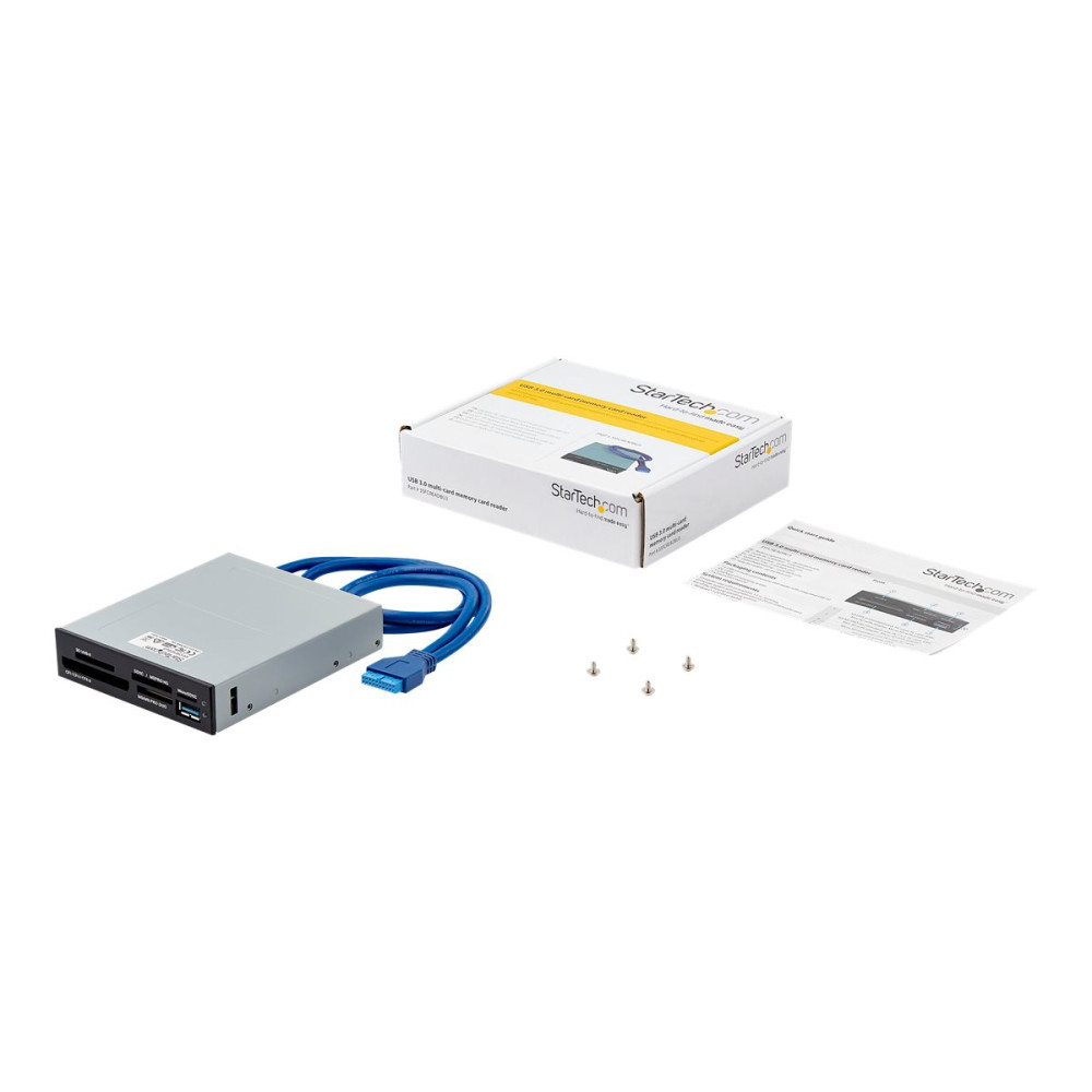 StarTech 35FCREADBU3 USB 3.0 INTERNAL MULTI-CARD READER W/ UHS-II -SD/MICROSD/MS/CF 2YR - Image 2