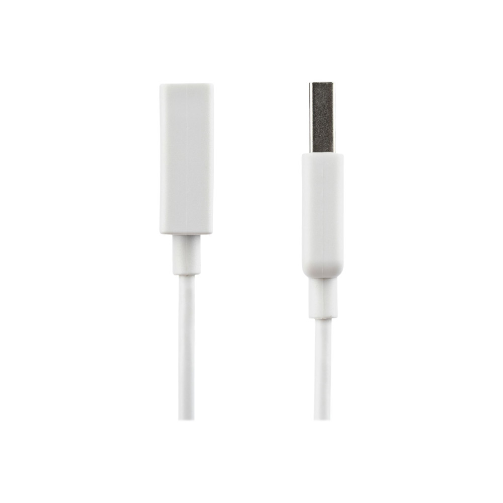 StarTech USBEXTPAA1MW 1M WHITE USB 2.0 EXTENSION CABLE A TO A - M/F - Image 1