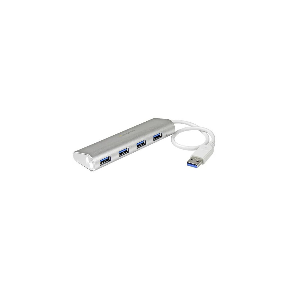 StarTech ST43004UA 4-Port USB Hub, USB A to 4x USB-A Ports, USB 5Gbps, Bus-Powered, Portable Laptop USB 3.0 Hub - Bus-powered USB 3.2 Gen 1 (5Gbps) expansion hub - USB to 4x USB-A ports - Supports Windows, macOS, Linux, ChromeOS, Android - Add 4 - Image 2