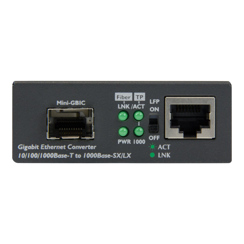 StarTech MCM1110SFP GIGABIT ETHERNET FIBER MEDIA CONVERTER, OPEN SFP SLOT, 2YR - Image 3