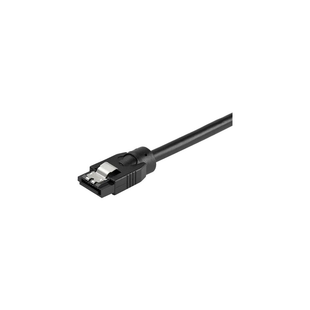 StarTech SATRD60CM 0.6 m Round SATA Cable - Latching Connectors - 6Gbs SATA Cord - SATA Hard Drive Power Cable - Lifetime Warranty - 0.6 m round SATA cable with straight latching connections - Supports data transfer rates of up to 6Gbs with SATA - Image 2