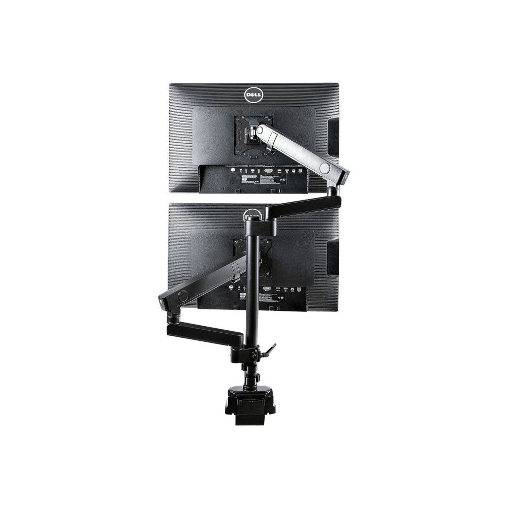 StarTech ARMDUALPIVOT DUAL MONITOR ARM <32", FULL MOTION, VESA, STACKABLE, BLACK, 5YR - Image 4