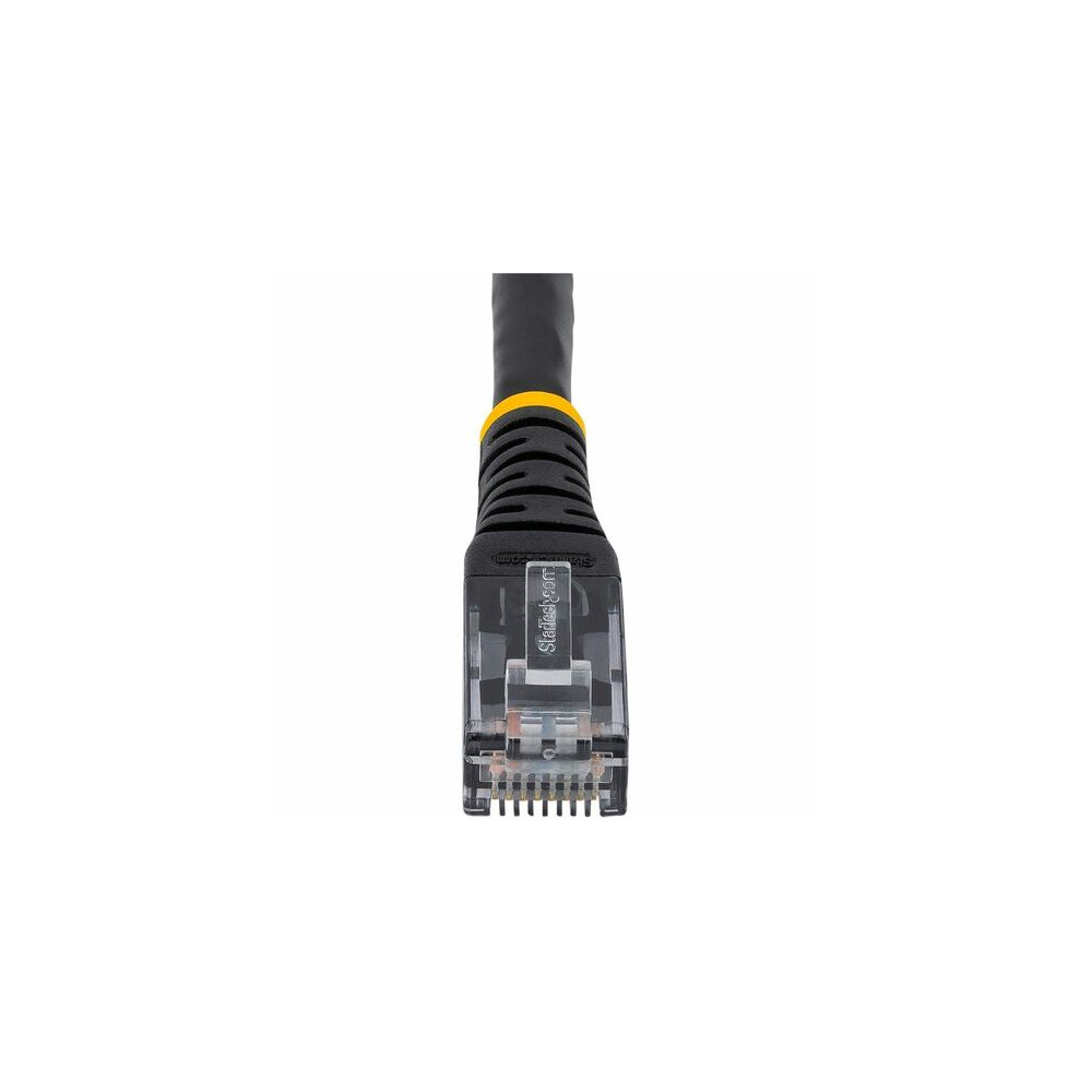 StarTech C6PATCH10BK 10FT CAT6 ETHERNET CABLE - BLACK CAT 6 GIGABIT ETHERNET WIRE -250MHZ 100W POE - Image 5