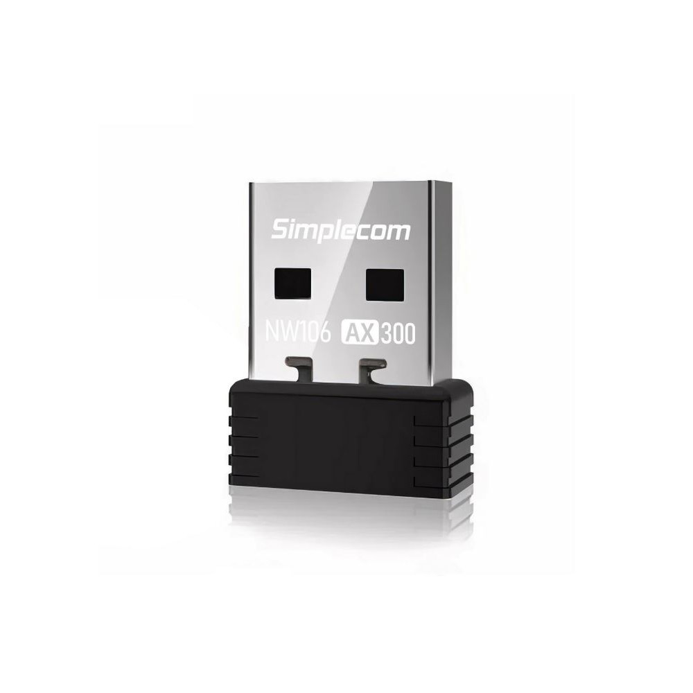 Simplecom NW106 AX300 2.4GHz Wi-Fi 6 USB Wireless Nano Adapter - Image 1