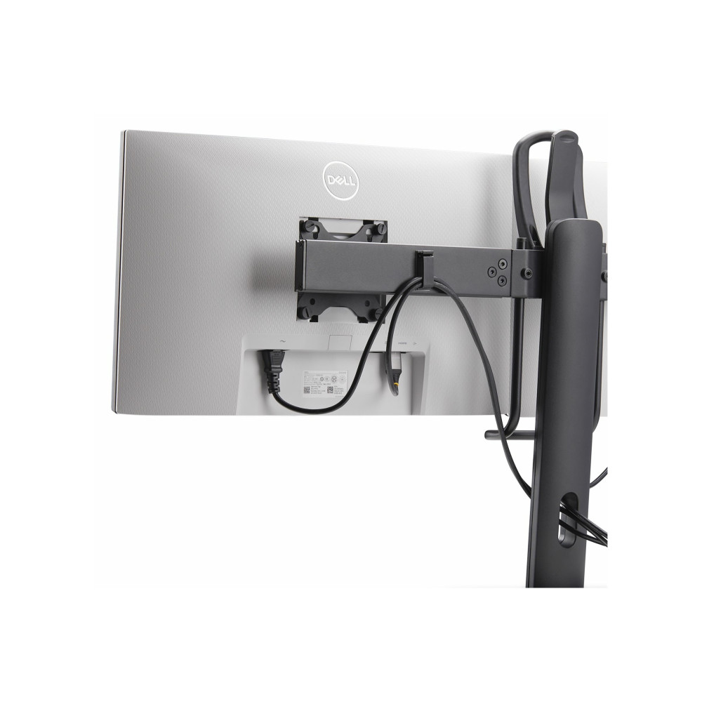 StarTech 2MC1S-MONITOR-STAND CROSSBAR DUAL MONITOR DESK STAND FOR DOUBLE 27-INCH SCREENS, VESA MOUNT 75X75 - Image 2