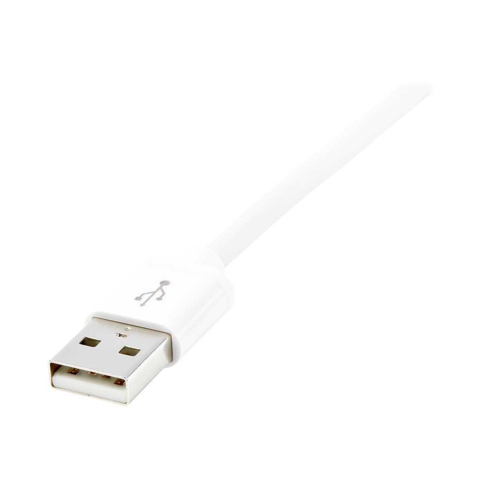 StarTech USBLT1MW 1M USB TO LIGHTNING CABLE APPLE MFI CERTIFIED - WHITE - Image 4