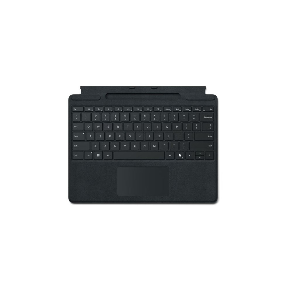 Microsoft 8XA-00182 Surface Pro 8/9/X/10/11/12 Business Signature Mechanical & Backlit Key Large Type cover Keyboard Black No-PEN - Image 1