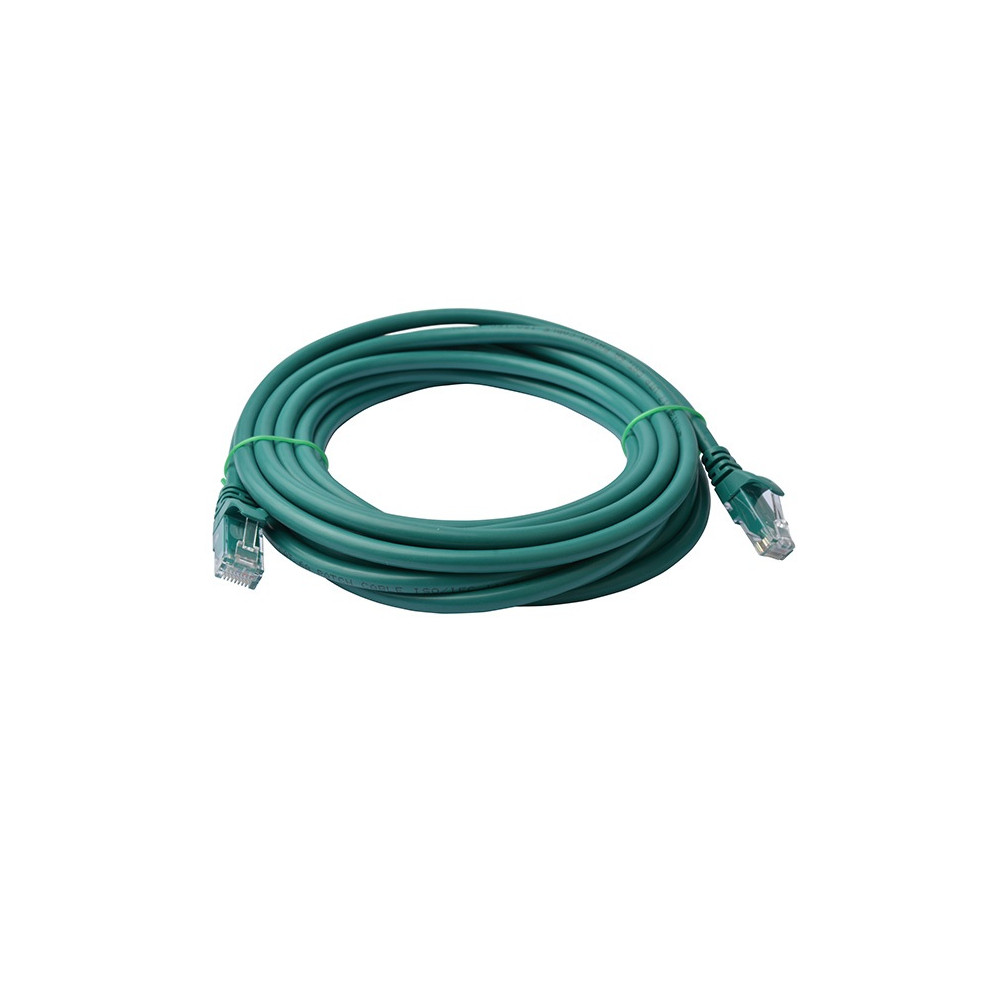 8ware PL6A-10GRN CAT6A Cable 10m - Green Color RJ45 Ethernet Network LAN UTP Patch Cord Snagless - Image 1