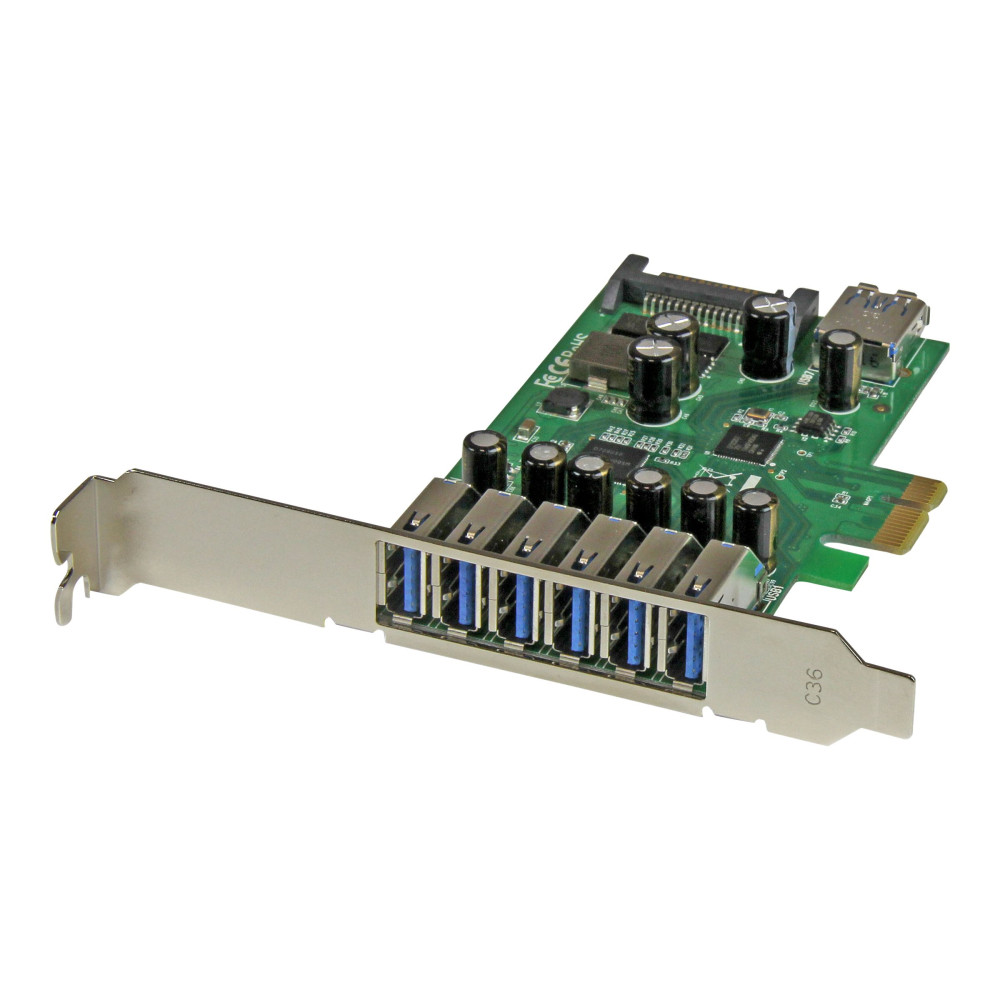 StarTech PEXUSB3S7 7 PORT PCIe USB 3.0 CARD, SATA POWER REQUIRED, UASP, 2YR - Image 4