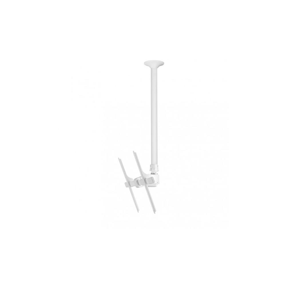 Atdec TH-3070-CTLW Long Pole Heavy-Duty Ceiling Mount to 65kg - White - Image 1