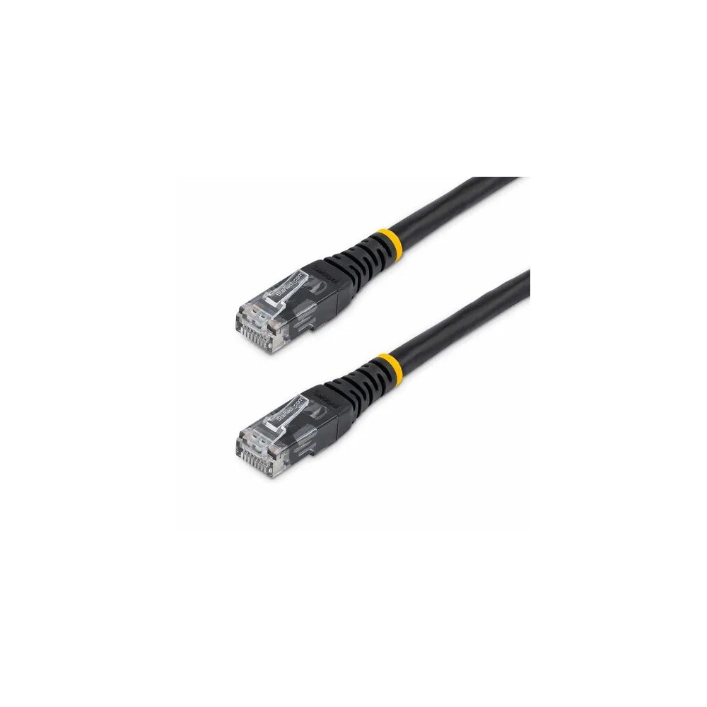 StarTech C6PATCH10BK 10FT CAT6 ETHERNET CABLE - BLACK CAT 6 GIGABIT ETHERNET WIRE -250MHZ 100W POE - Image 2