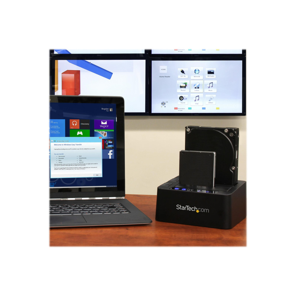 StarTech SDOCK2U313R USB 3.1 (10GBPS) HDD DUPLICATOR DOCK - 2.5" & 3.5" SATA SSD/HDDS, 2YR - Image 8