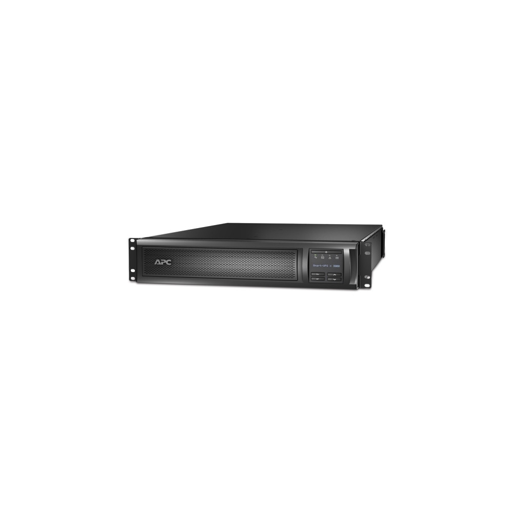 APC SMX3000RMHV2UNC Smart-UPS X 3000VA/2700W Line Interactive UPS, 2U RM/Tower, 230V/16A Input, 1x IEC C19 & 8x IEC C13 Outlets, Lead Acid Battery, W/ Network Card - Image 1