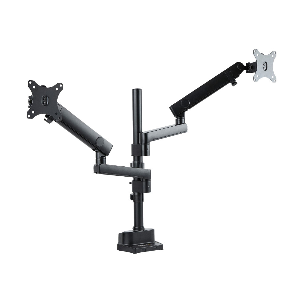 StarTech ARMDUALPIVOT DUAL MONITOR ARM <32", FULL MOTION, VESA, STACKABLE, BLACK, 5YR - Image 3
