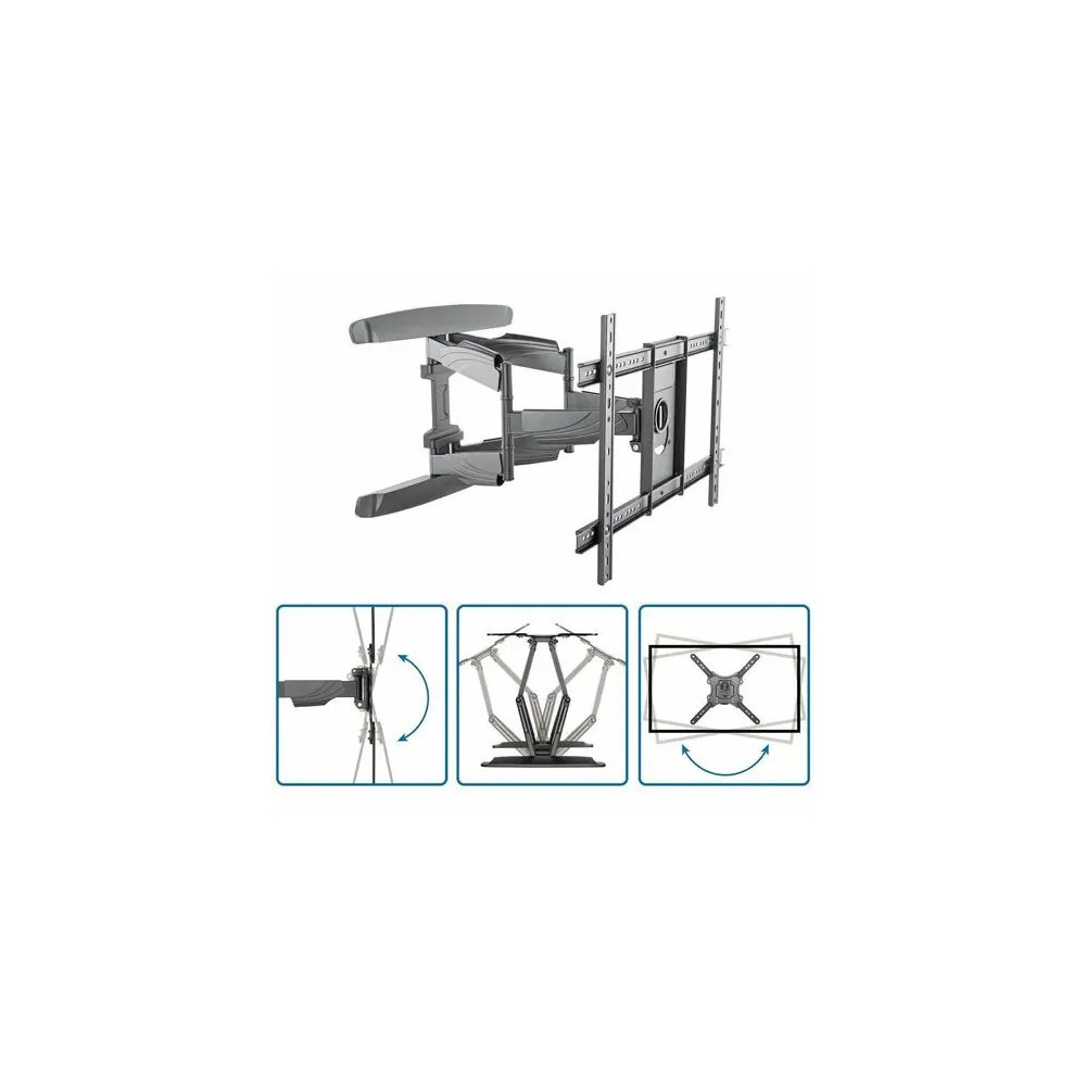 StarTech FPWARTB2 TV Wall Mount for up to 70 inch VESA Displays - Heavy Duty Full Motion Universal TV Wall Mount Bracket - Articulating Arm - 1 Display(s) Supported - 81.3 cm to 177.8 cm (70") Screen Support - 45 kg Load Capacity - 400 x 300, 30 - Image 6