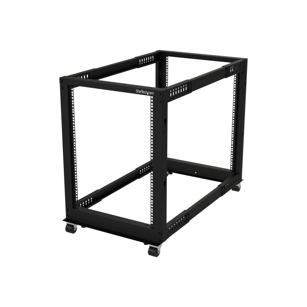 StarTech 4POSTRACK15U 19" 15U OPEN FRAME SERVER RACK, ADJUSTABLE DEPTH, ROLLING, 2YR - Image 3