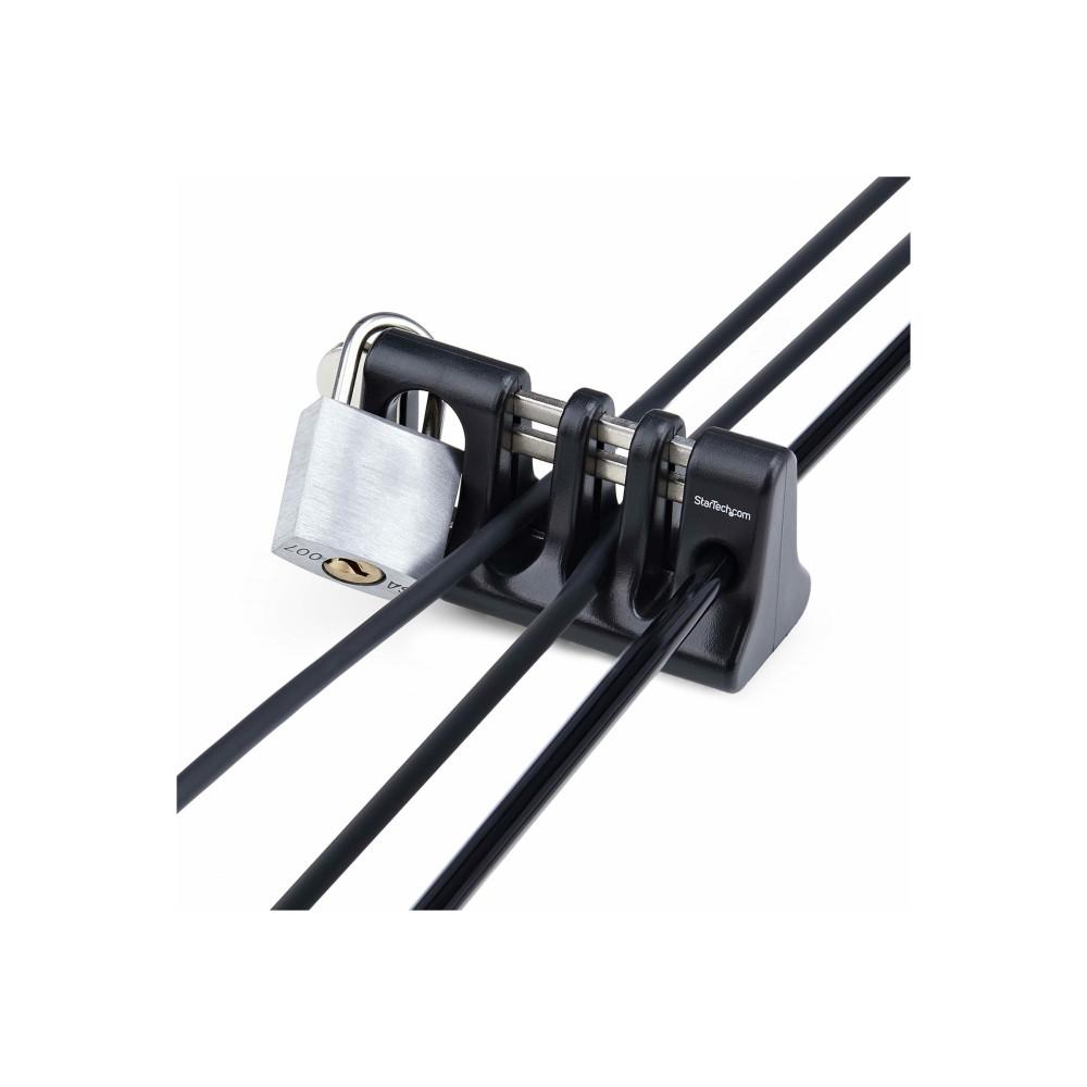 StarTech CABLE-ORGANIZER-LOCK PERIPHERAL CABLE ANCHOR LOCK, SECURE KEYBOARD/MOUSE, CABLE LOCK FOR SHARED OF - Image 2