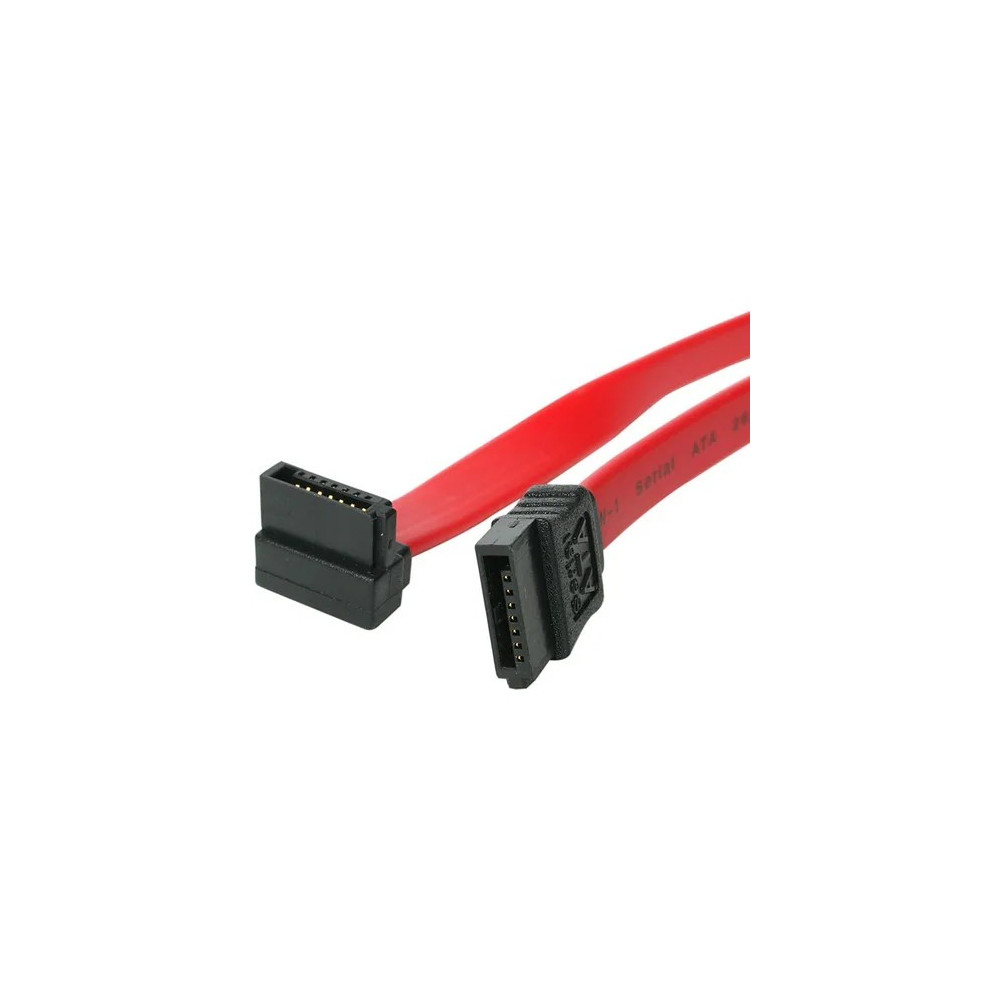 StarTech SATA12RA1 12" SATA TO RIGHT ANGLE SATA SERIAL ATA CABLE LTW - Image 1